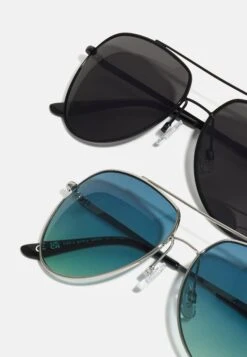 Pier One 2 Pack - Sunglasses - Black/Blue -Pier One 0536698a6dde466ab05cd7db74609b09
