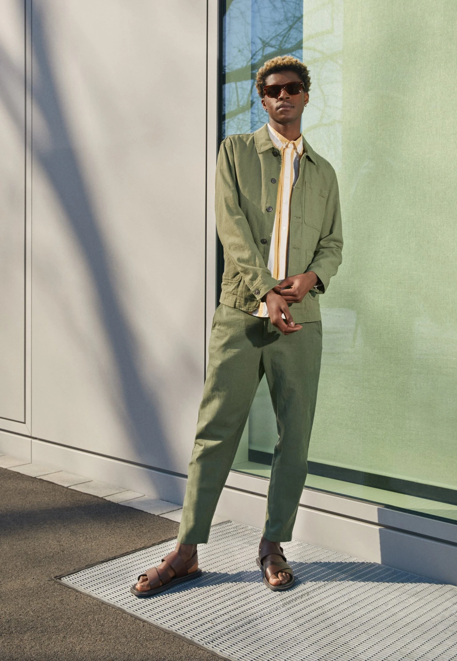 Pier One Unisex - Sandals - Cognac 3 Pier One Unisex - Sandals - Cognac - Image 3