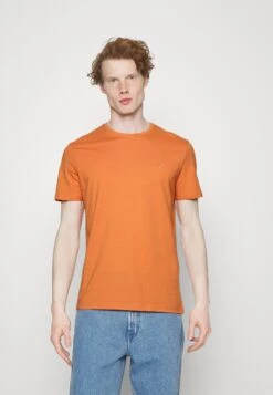 Pier One 5 Pack - Basic T-Shirt - Mottled Dark Blue/Yellow/Orange -Pier One 0894e50060a24b2dbb2f6ba394d53af3