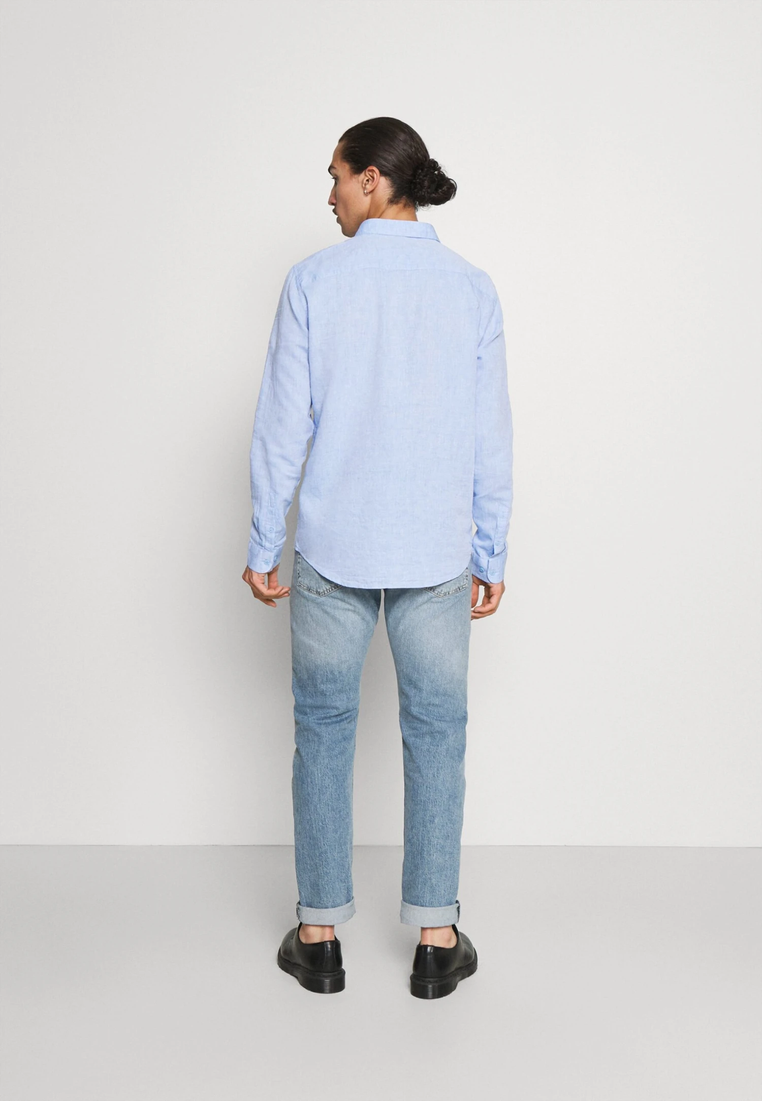 Pier One Shirt - Mottled Blue 3 Pier One Shirt - Mottled Blue - Image 3