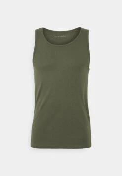 Pier One 3 Pack - Undershirt - Black/Khaki/Mottled Dark Grey -Pier One 0f2fccc3500d43e89c1d03ced73ce834