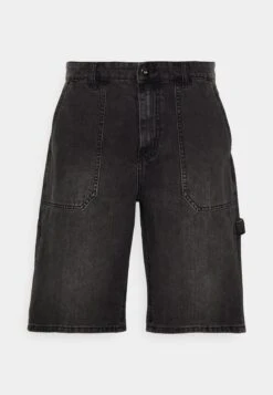 Pier One Regular Fit Carpenter - Denim Shorts -Black -Pier One 0f441c1e70184b8f9e44936458fd2a17