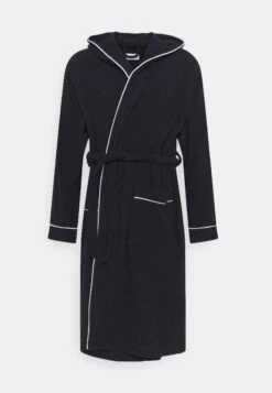 Pier One Dressing Gown - Dark Blue/White