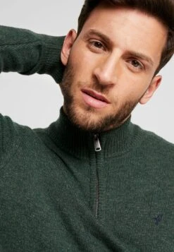 Pier One Jumper - Mottled Dark Green -Pier One 0ffac4a6cb01430894baaebc2963a6ec