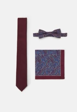Pier One Set - Tie - Bordeaux