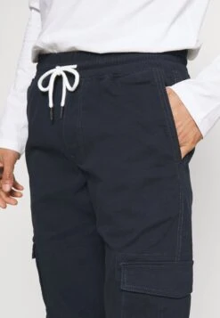 Pier One Cargo Trousers - Dark Blue -Pier One 1934b837ea3944deabcaa132afcbd584