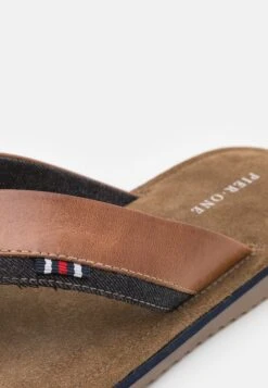 Pier One Leather - T-Bar Sandals - Cognac -Pier One 1f87f71132da493d87a878e247d137ba