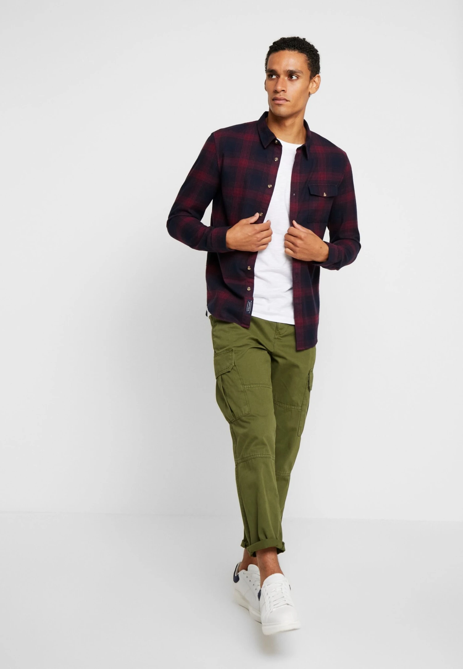 Pier One Shirt - Bordeaux 2 Pier One Shirt - Bordeaux - Image 2