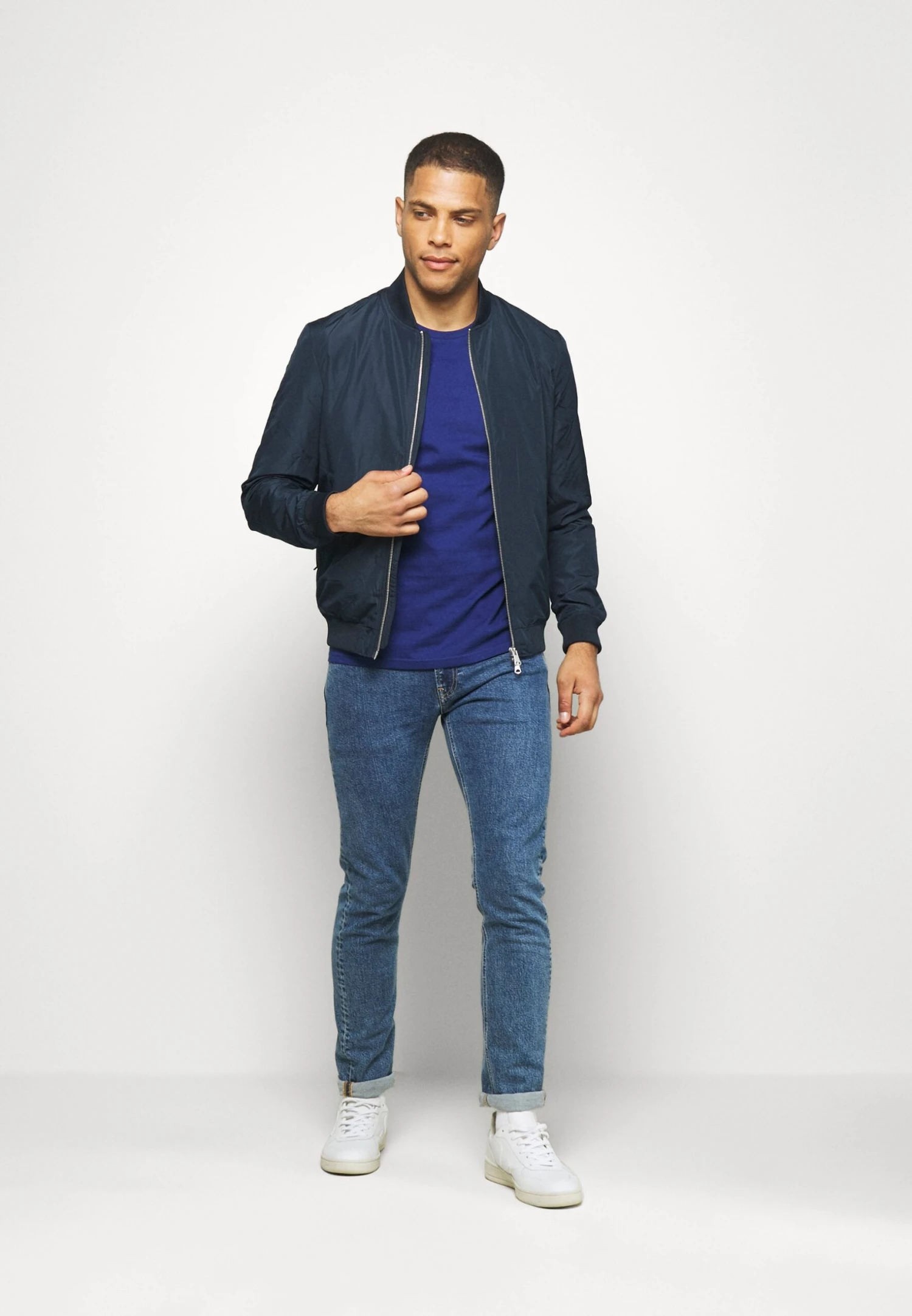 Pier One Print T-Shirt - Blue 2 Pier One Print T-Shirt - Blue - Image 2