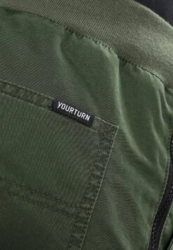 Pier One Cargo Trousers - Dark Green -Pier One 267eb1a5169a4c549f08e5f864e0bce4