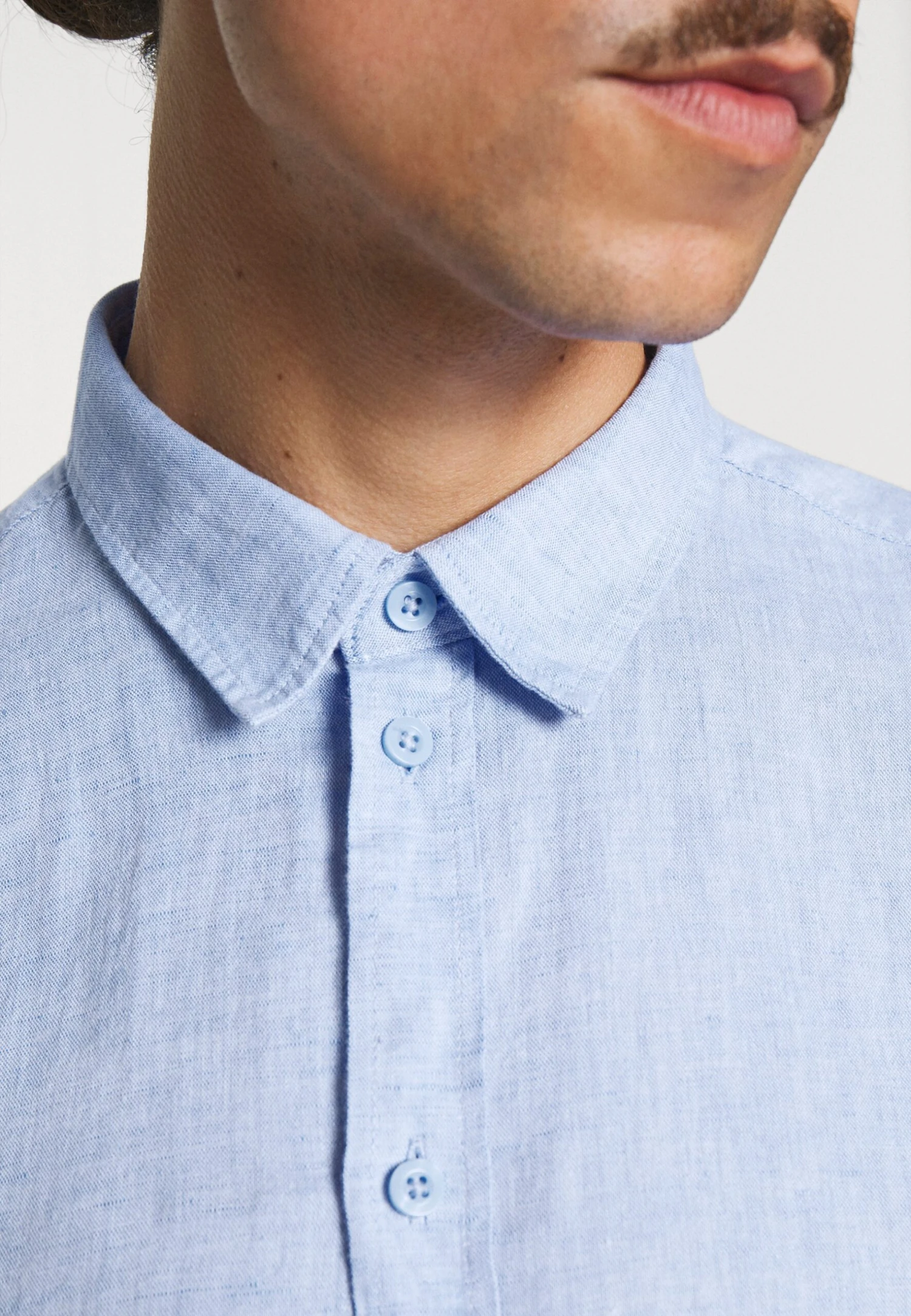 Pier One Shirt - Mottled Blue 5 Pier One Shirt - Mottled Blue - Image 5