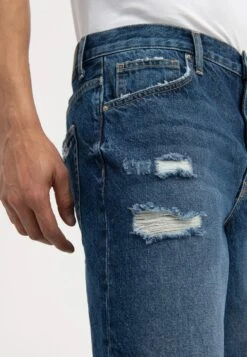 Pier One Denim Shorts - Dark Blue Denim -Pier One 276254a4979c4bad9439f125663ea190