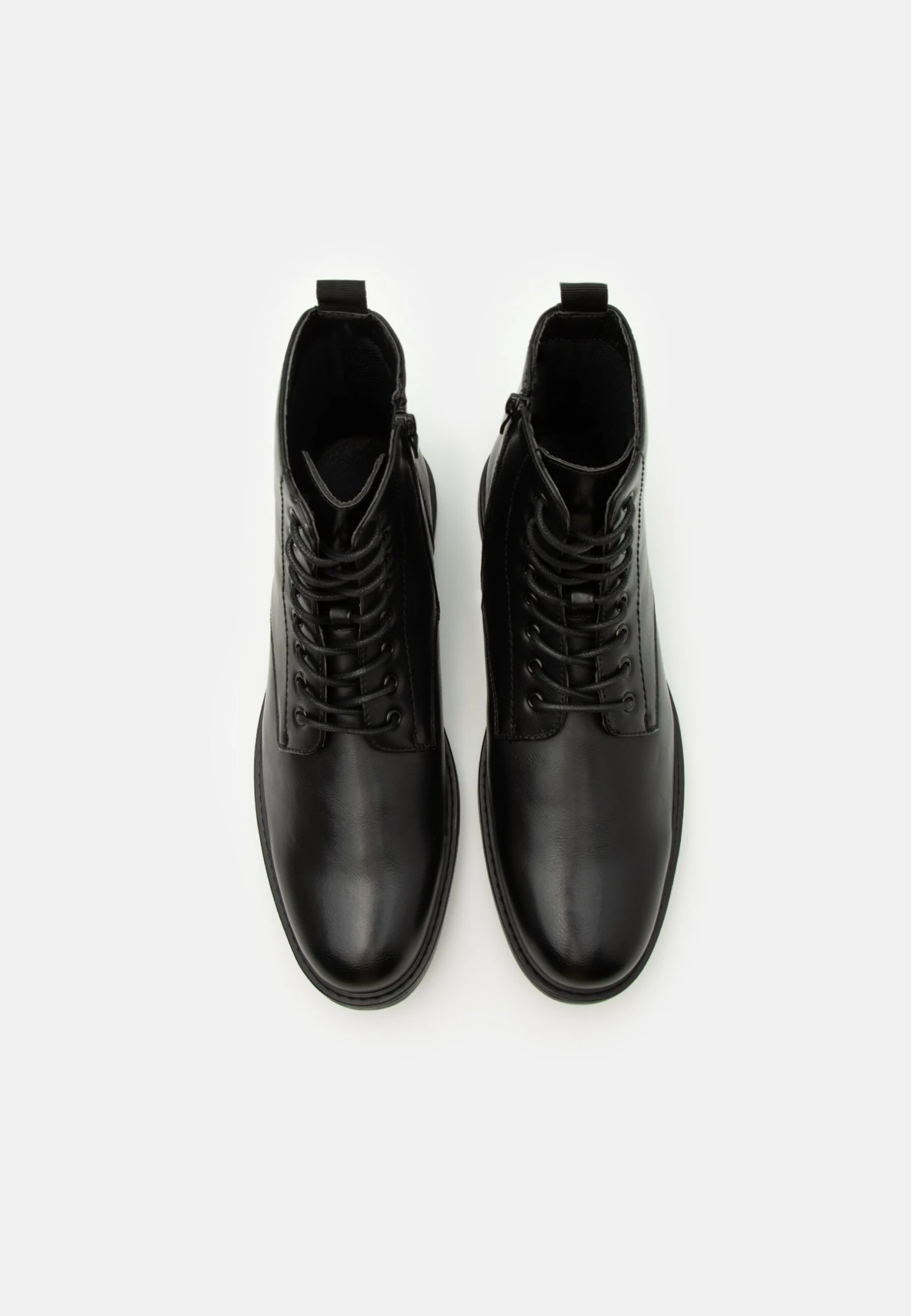 Pier One Lace-Up Ankle Boots - Black 4 Pier One Lace-Up Ankle Boots - Black - Image 4