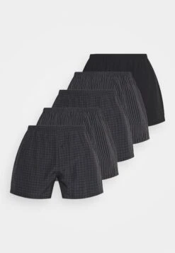 Pier One 5 Pack - Boxer Shorts - Black/Dark Grey