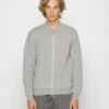 Pier One Zip-Up Sweatshirt - Mottled Grey