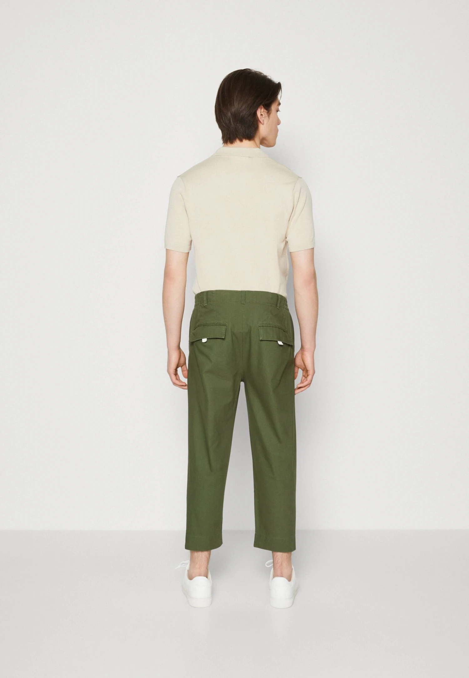 Pier One Trousers - Olive 3 Pier One Trousers - Olive - Image 3
