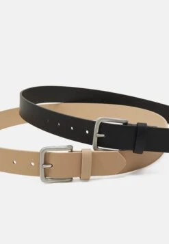 Pier One 3 Pack Unisex - Belt - Black/Beige/White -Pier One 3f95c75eb0e54014a9b28ebdaa590707