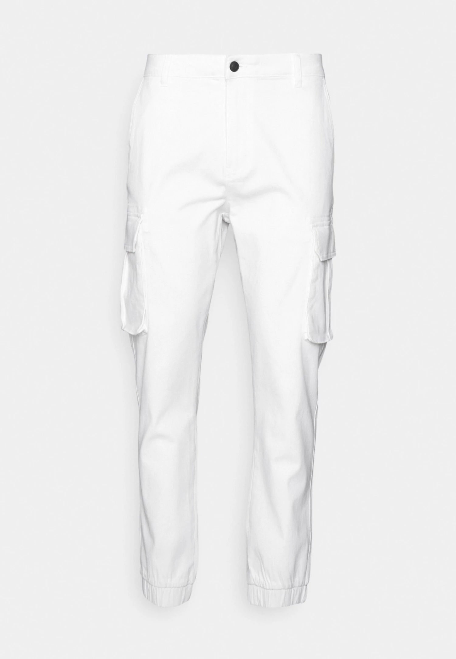 Pier One Cuffed Skinny Trouser- Cargo Trousers - White 4 Pier One Cuffed Skinny Trouser- Cargo Trousers - White - Image 4