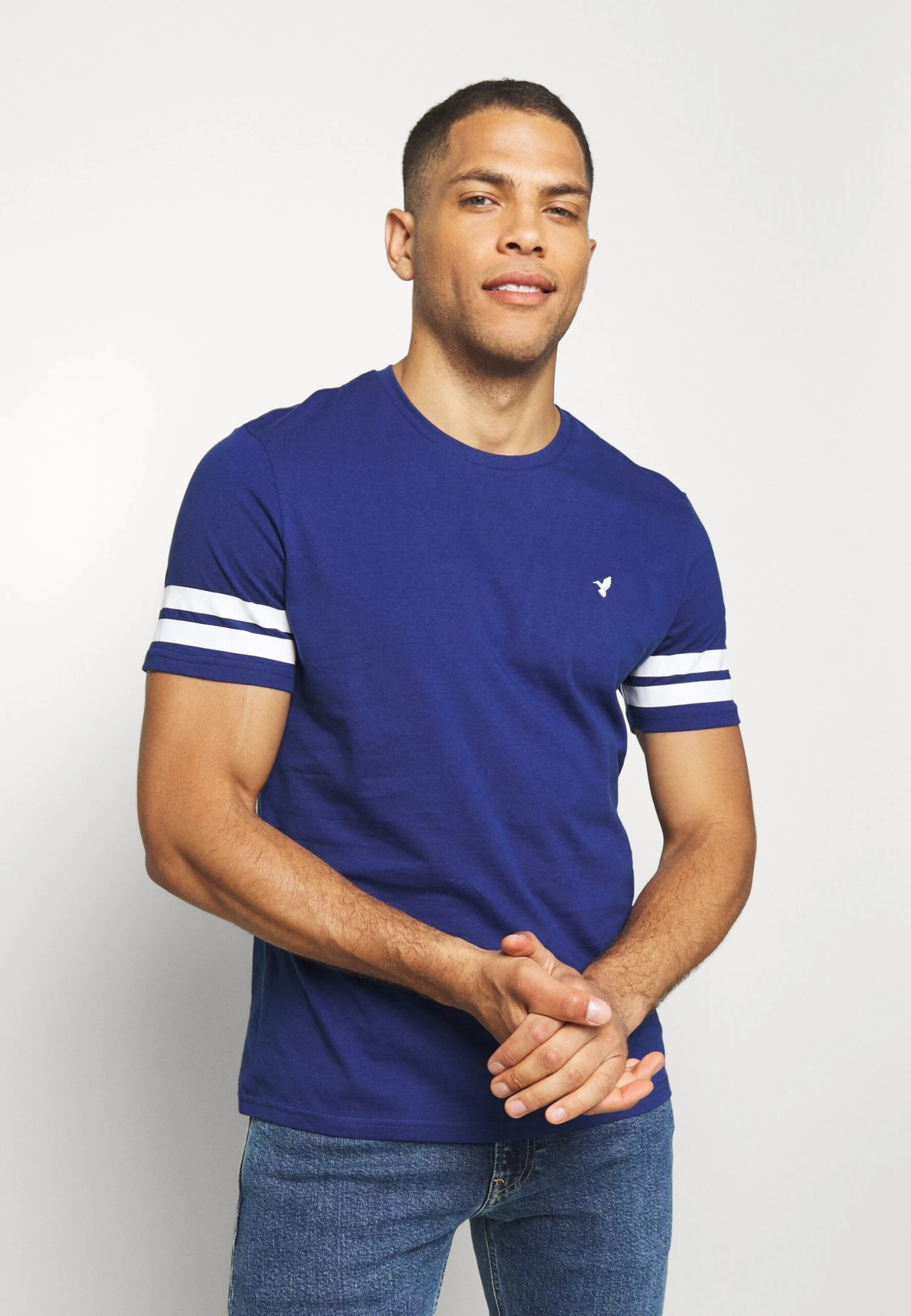 Pier One Print T-Shirt - Blue 1 Pier One Print T-Shirt - Blue