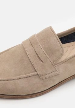 Pier One Leather - Slip-Ons - Beige -Pier One 52d211ef3a154ec88c15f789062f84e4