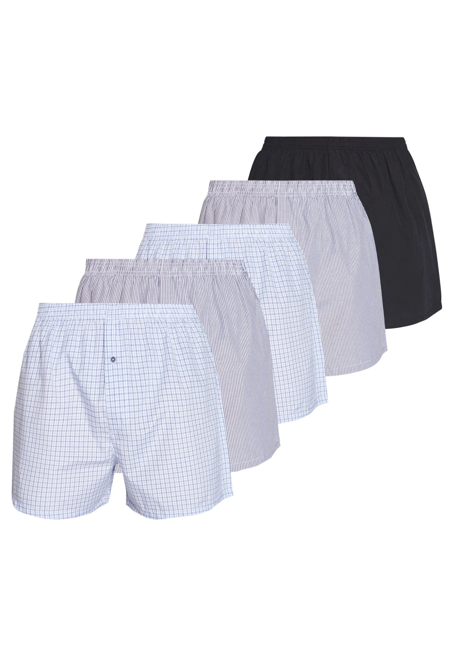 Pier One 5 Pack - Boxer Shorts - Dark Blue 4 Pier One 5 Pack - Boxer Shorts - Dark Blue - Image 4