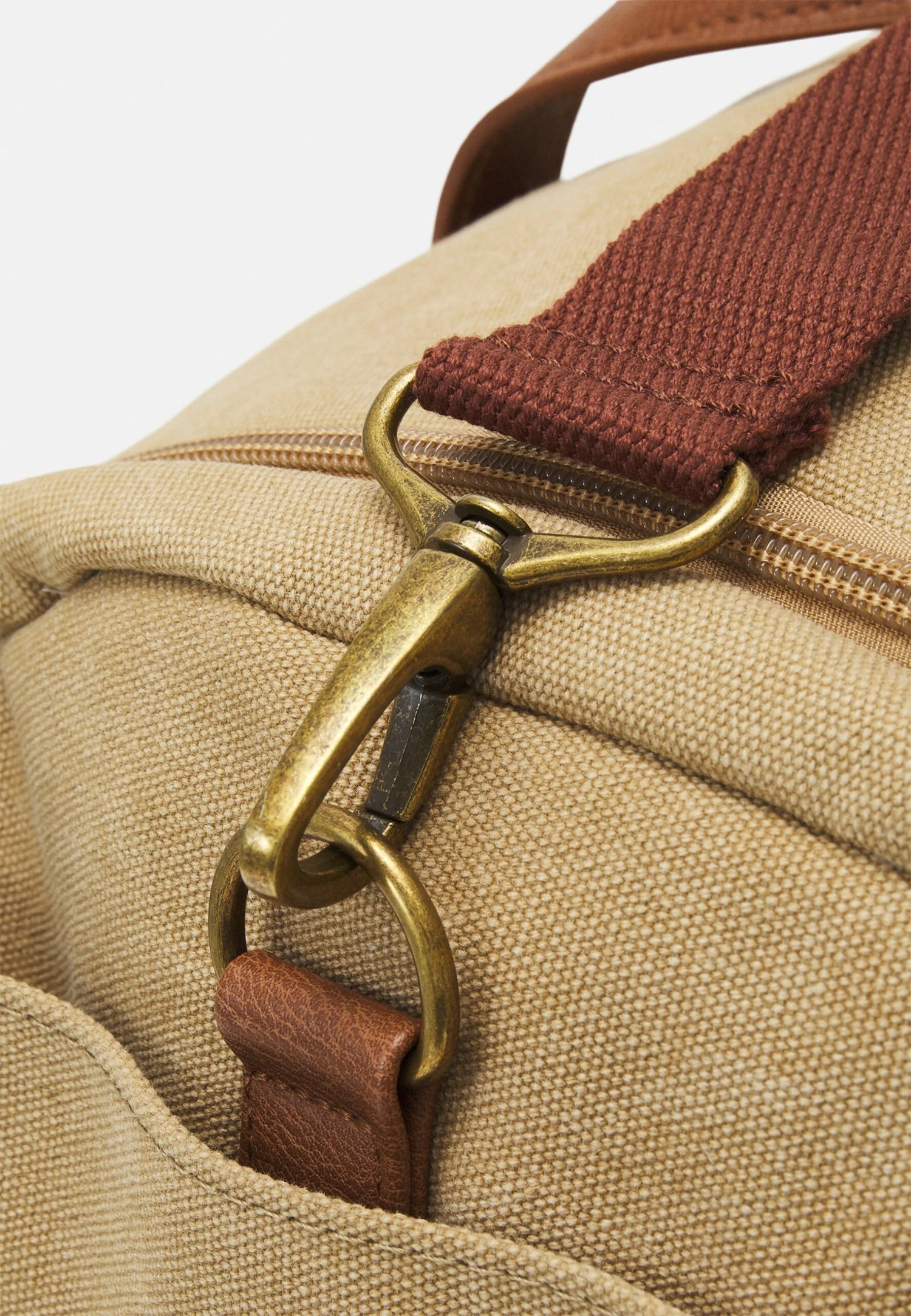 Pier One Unisex - Weekend Bag -Brown 4 Pier One Unisex - Weekend Bag -Brown - Image 4