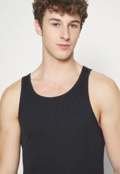 Pier One 5 Pack - Undershirt - Black -Pier One 58e14c44bde04a54805bc749257bc7b6