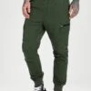 Pier One Cargo Trousers - Dark Green