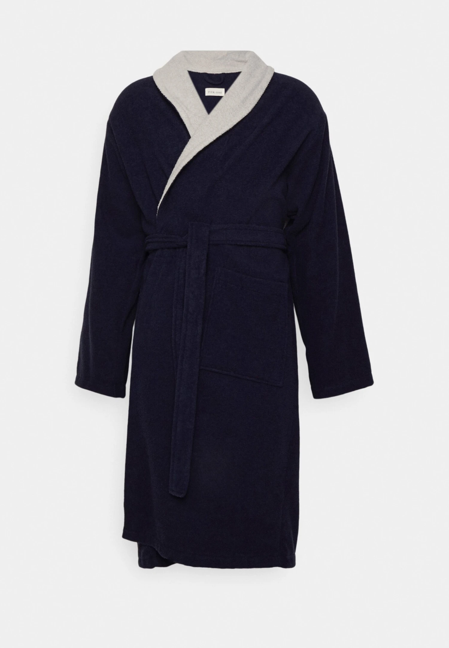Pier One Shawl Towel Bathrobe - Dressing Gown -Dark Blue 5 Pier One Shawl Towel Bathrobe - Dressing Gown -Dark Blue - Image 5