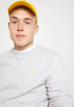 Pier One Sweatshirt - Mottled Light Grey -Pier One 69660e483a69414095a12f5a02a0caf3