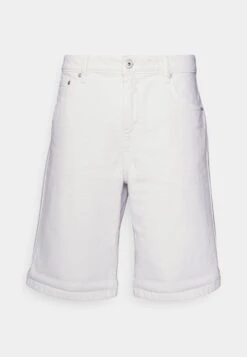 Pier One Colored Twill White Denim - Denim Shorts - White Denim -Pier One 6a5714ed158c42c1a08428fb46cf4ed5
