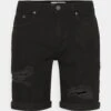 Pier One Denim Shorts - Black