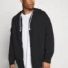 Pier One Zip-Up Sweatshirt - Black