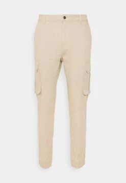Pier One Cuffed Skinny Trouser- Cargo Trousers - Tan -Pier One 6cb40ff269ac4b5da48d78c12afd37ab