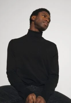 Pier One 2 Pack - Basic Turtleneck - Jumper - Black/Mottled Light Grey -Pier One 70bf9efa679346b9b89aa31bf5c100f0