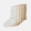 Pier One 5Pack - Socks - Off-White/Beige/Tan
