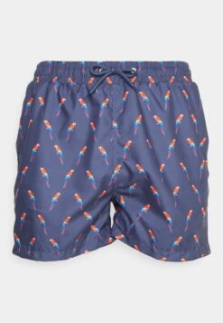Pier One Swimming Shorts - Dark Blue/Multi-Coloured -Pier One 73e95afd101847398c2a63e14ca5042c