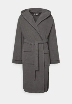 Pier One Dressing Gown - Dark Grey/Black