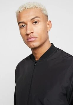 Pier One Bomber Jacket - Black -Pier One 7e02489636174b31bfbb440acacd897d