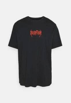 Pier One Print T-Shirt - Black