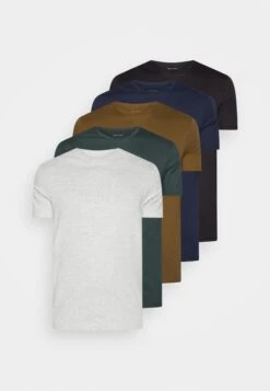 Pier One Unisex 5 Pack - Basic T-Shirt - Black /Dark Blue/Dark Green 16 Pier One Unisex 5 Pack - Basic T-Shirt - Black /Dark Blue/Dark Green -Pier One 8476a676b3d442a4819cc5177b9930ad