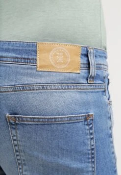 Pier One Slim Fit Jeans - Light Blue Denim -Pier One 86616cf9595a4cd4a68ac3c4756a4ad3