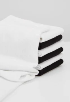 Pier One 7 Pack - Socks - White/Black -Pier One 887153a669e24dd0b3ff5748cd21b4f1