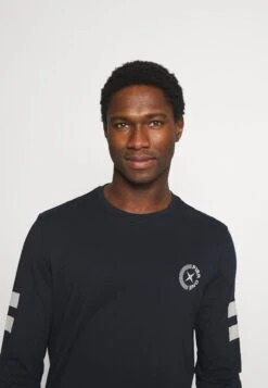 Pier One Long Sleeved Top - Dark Blue -Pier One 893a551f66584759890338769236c129