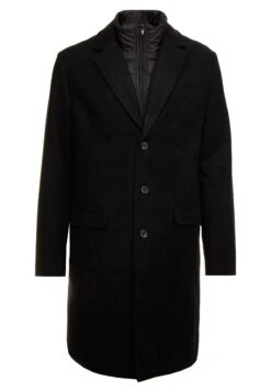 Pier One Classic Coat - Black -Pier One 89beb77879e74642a3f46a6222d3711f