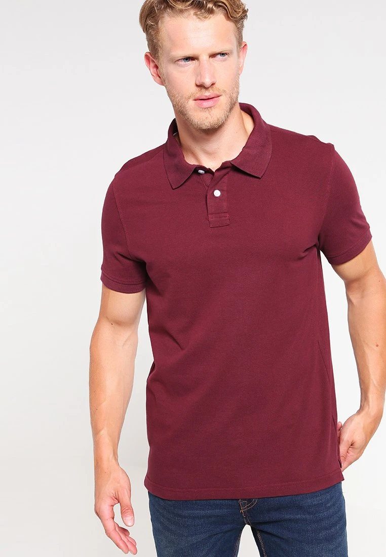 Pier One Basic - Polo Shirt - Bordeaux 1 Pier One Basic - Polo Shirt - Bordeaux