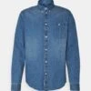 Pier One Denim Shirt - Shirt - Blue Denim