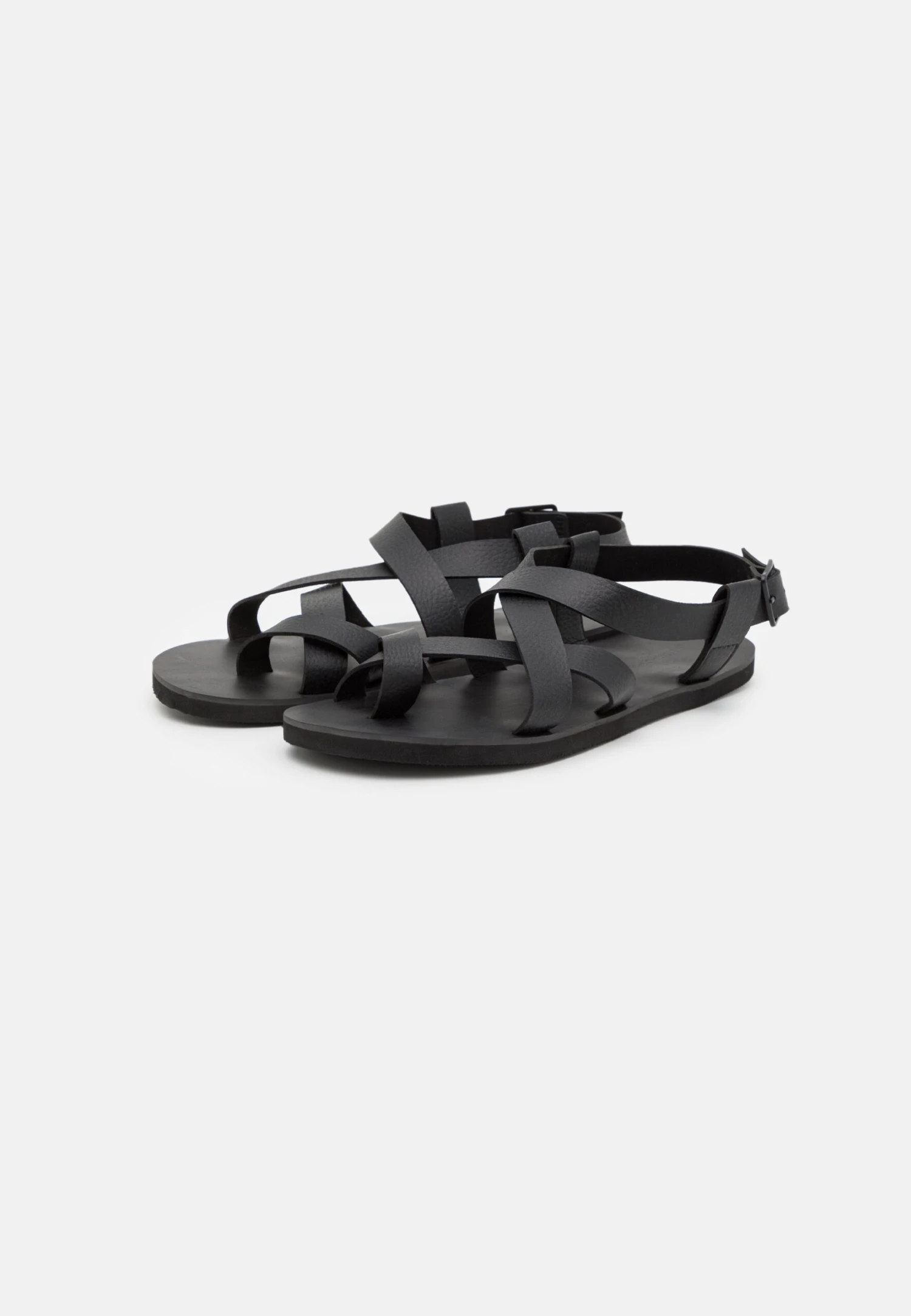 Pier One T-Bar Sandals - Black 2 Pier One T-Bar Sandals - Black - Image 2