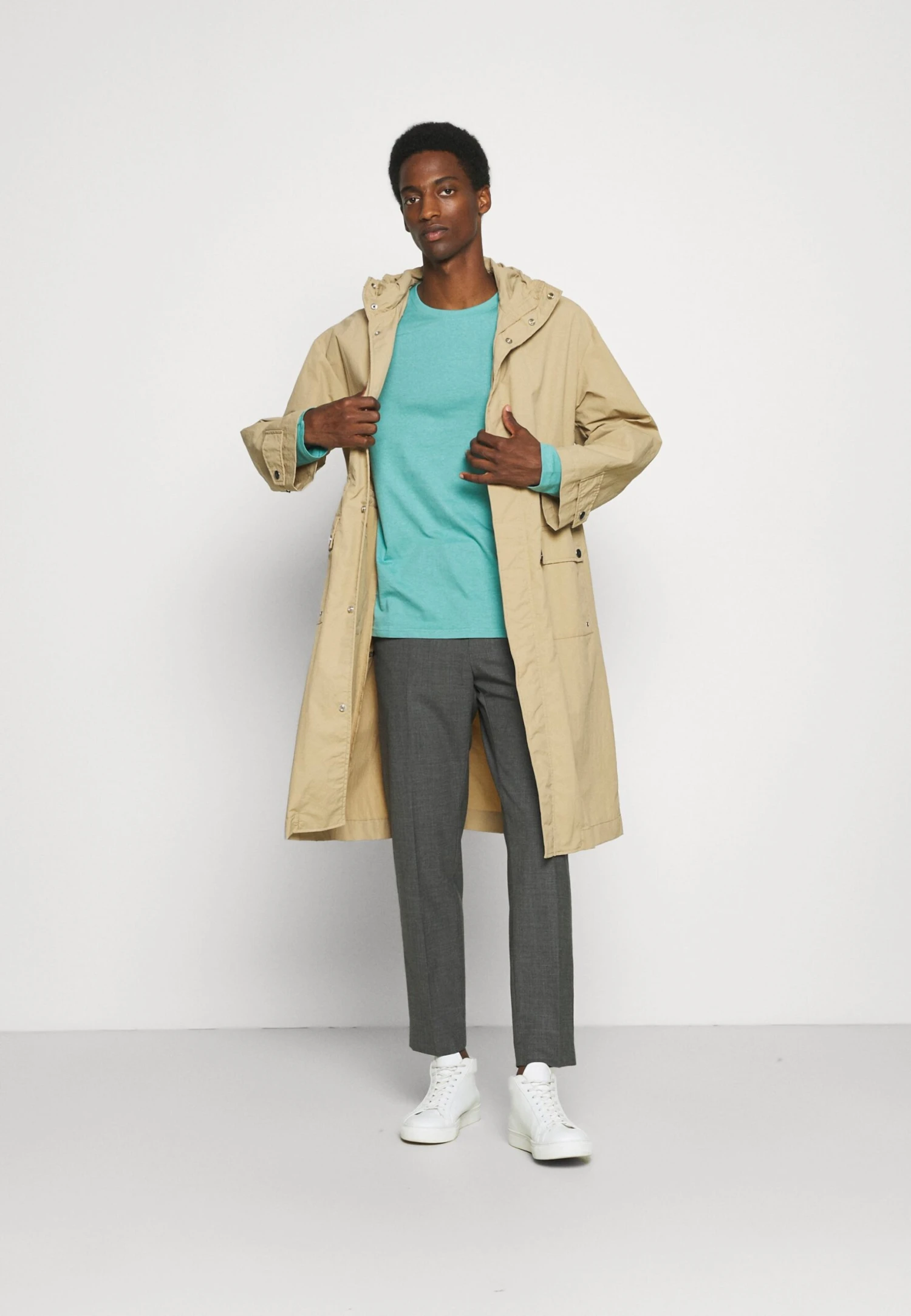 Pier One 5 Pack - Long Sleeved Top - Dark Blue/Turquoise/White 1 Pier One 5 Pack - Long Sleeved Top - Dark Blue/Turquoise/White