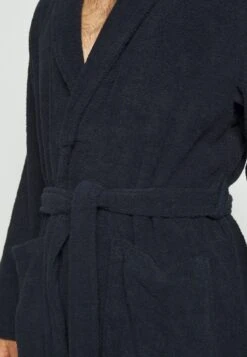 Pier One Dressing Gown - Dark Blue -Pier One a1f92bca34b04a2c9742d6ab4737f859